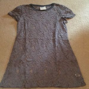 Anthropologie Short sleeve overlay blouse